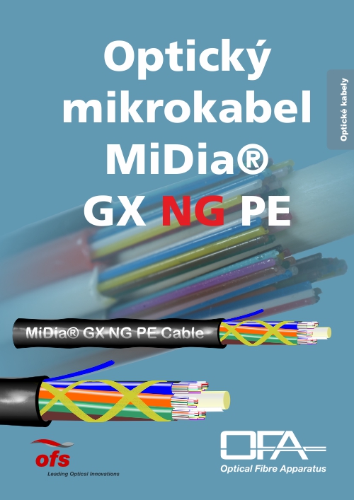 Optický mikrokábel MiDia® GX NG PE