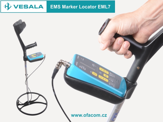 Hledačka EMS markerů VESALA EML7 - spolehlivý lokátor markerů.