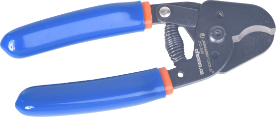 Nůžky na stříhání malých kabelů a mikrokabelů do průměru 12 mm..