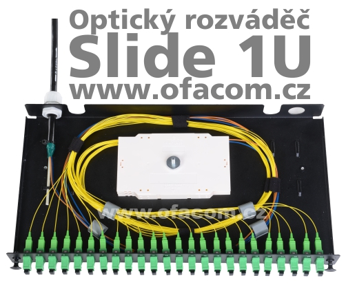 Optický rozvádzač SLIDE 1U – montážny postup