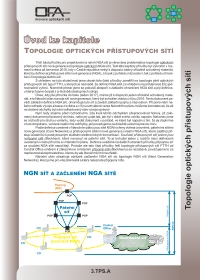 Topologie NGA sítí - přístupových sítí nové generace.